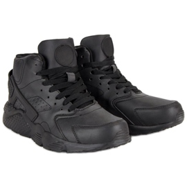 Svarta stövlar ovanför fotleden 1