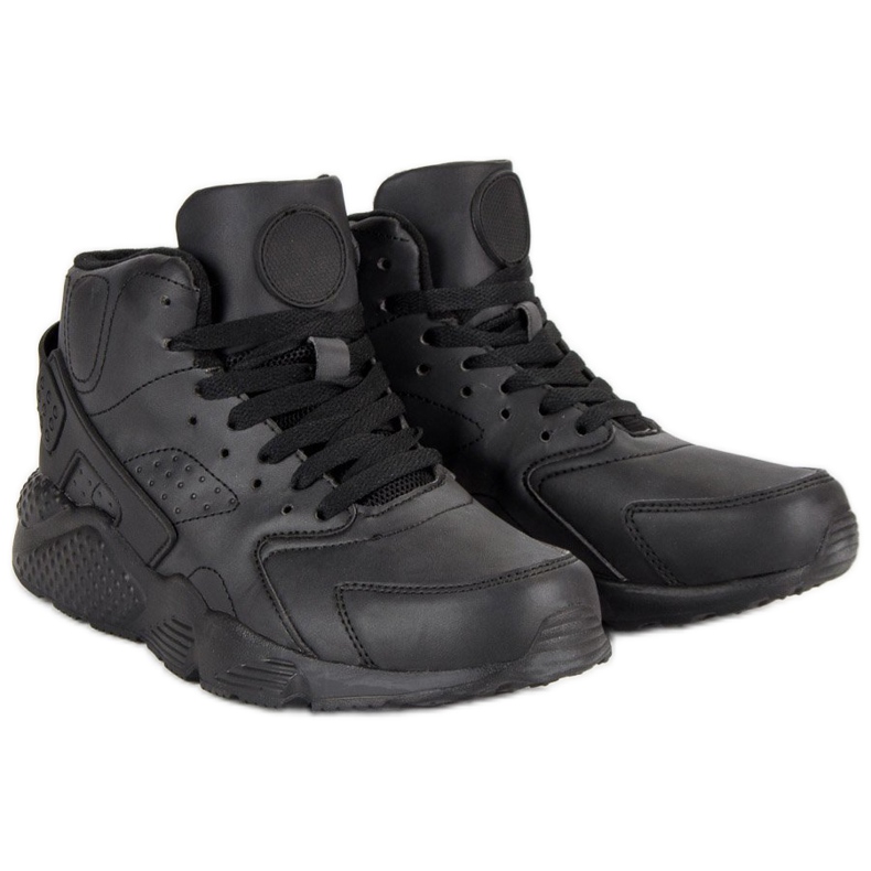 Svarta stövlar ovanför fotleden 1