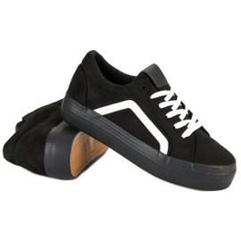 Sport Svarta mocka sneakers 1