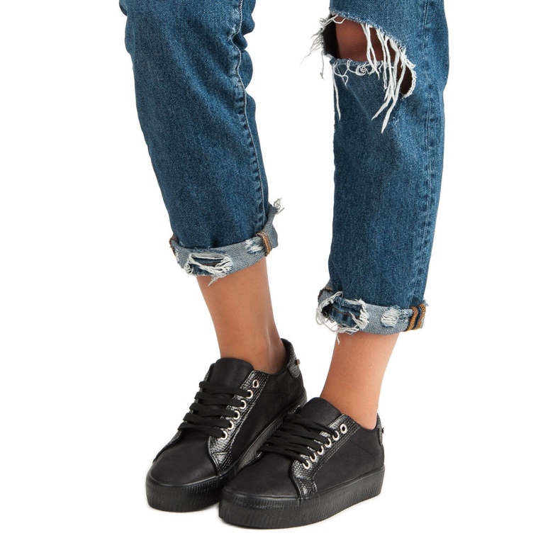 Sweet Shoes Trendiga sportskor svart 1