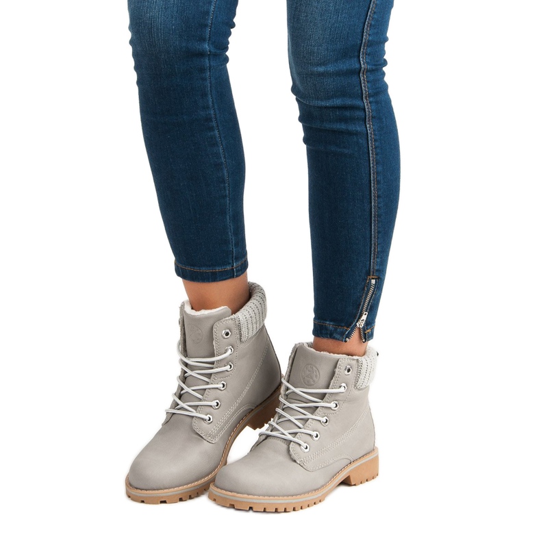 Grå fällare med fårskinn MCKEYLOR 2