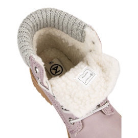 Viola fällare med fårskinn MCKEYLOR purpur 1