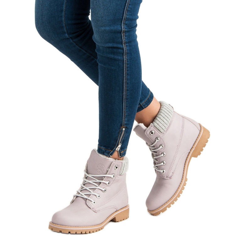 Viola fällare med fårskinn MCKEYLOR violett 2