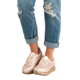 Bestelle Knutna sneakers espadrilles rosa 1