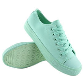 Monocollour mint -sneakers dam NB176 L.GREEN grön 2