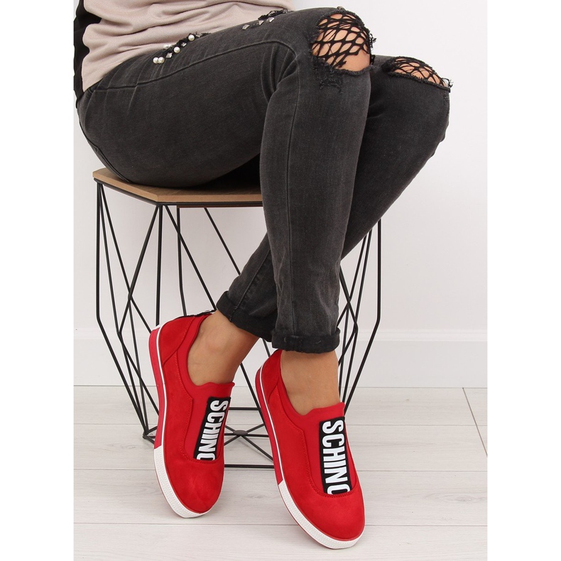 Röda damskor SN178 Röda 2