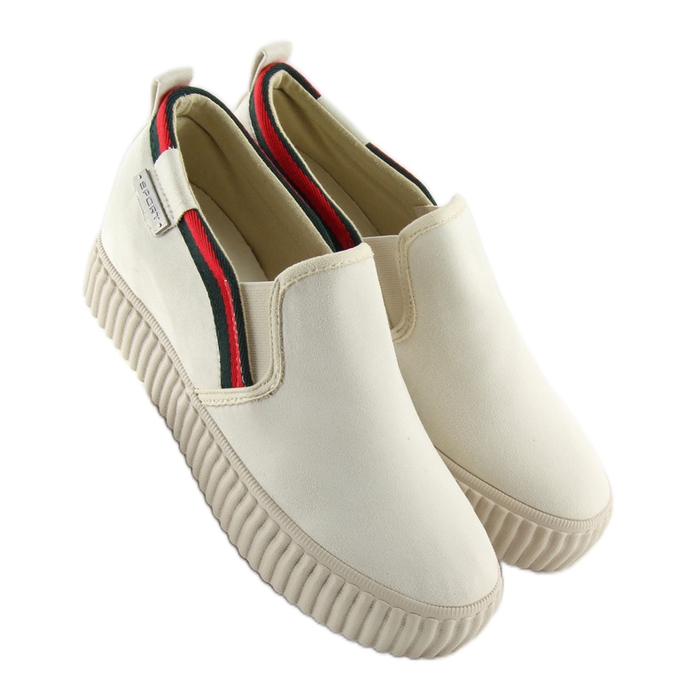 Sneakers slip-on beige 107-40 Beige 2