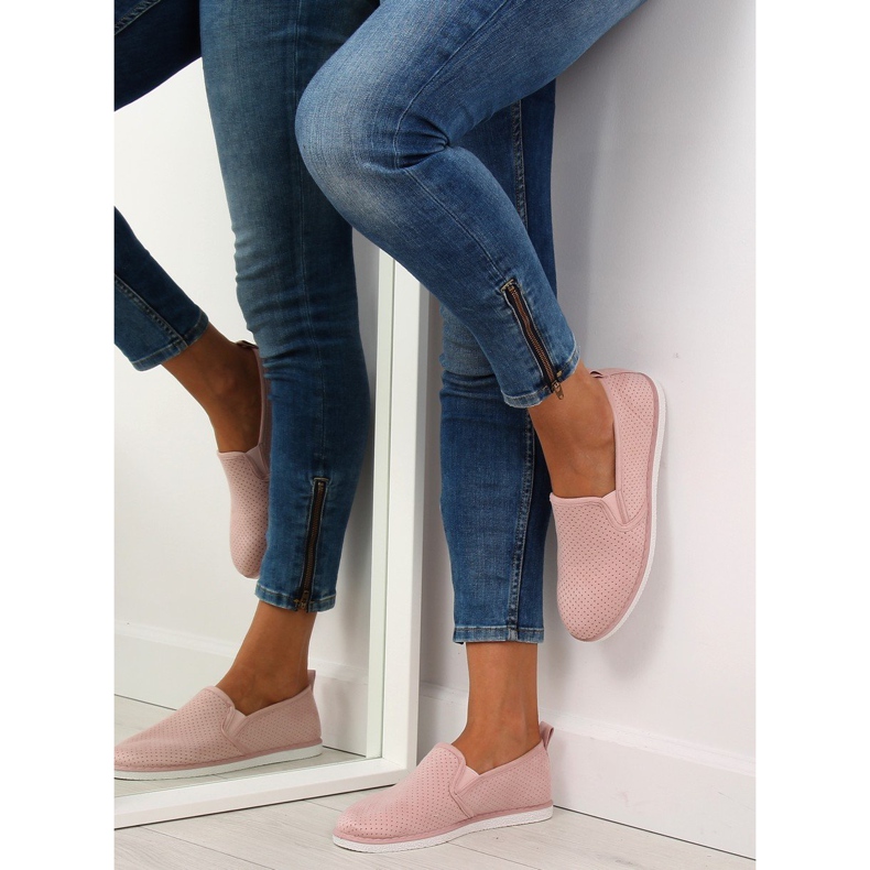 Sneakers slip-on rosa LA08P Naken 1