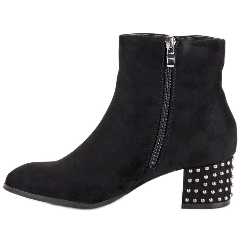 Filippo Eleganta stövlar i mocka svart 1