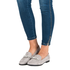 Bestelle Eleganta grå loafers 2