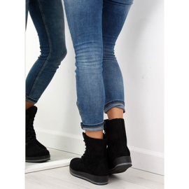 Svarta snörskor 6207 Svart 1