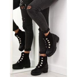 Svarta JD-19 tjocksula stövlar 2