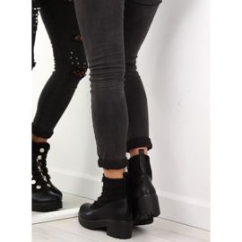 Svarta JD-19 tjocksula stövlar 1