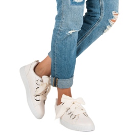 Super Me Beige snörskor 2