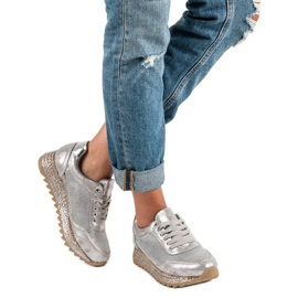 Bestelle Knutna sneakers espadrilles grå 2