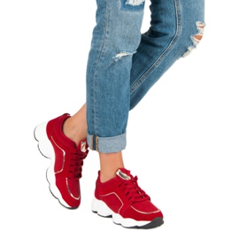 Vices Mocka sportskor laster röd 2