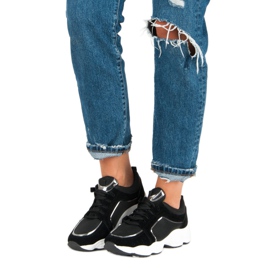 VICES sportskor i mocka svart 1