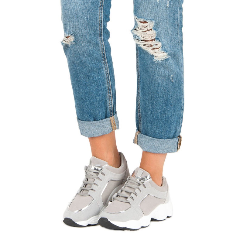 Vices Mocka sportskor laster grå 1