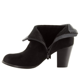 Svarta högklackade stövlar 863-GA Svart 2