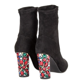 Vices Eleganta stövlar i mocka svart 1