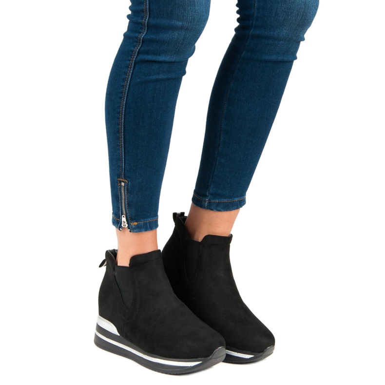 Bestelle Jodhpur stövlar på plattformen svart 1