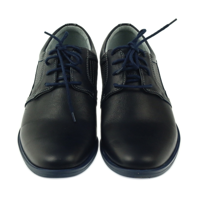 Riko Mäns marinblå läderskor 819 3