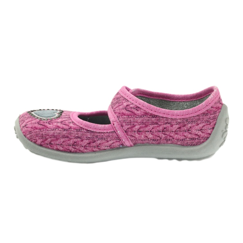 Befado barnskor ballerinas tofflor 945x325 grå rosa 2
