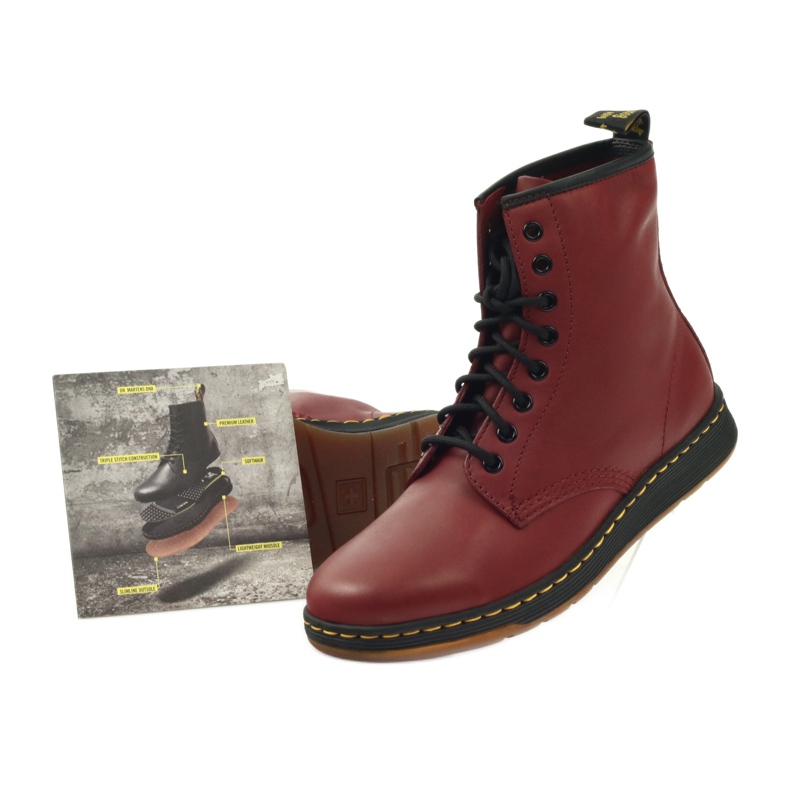 Dr. Martens Newton Cherry Red mångfärgad 5