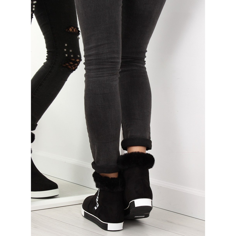 Svarta ankelhöga sneakers NB252P 1