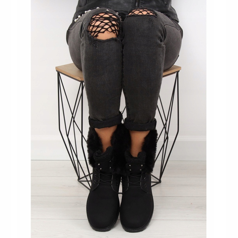 Svarta isolerade träskor BL137P Svart 2