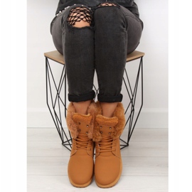 Timmerstövlar kamel BL137P Camel brun 2