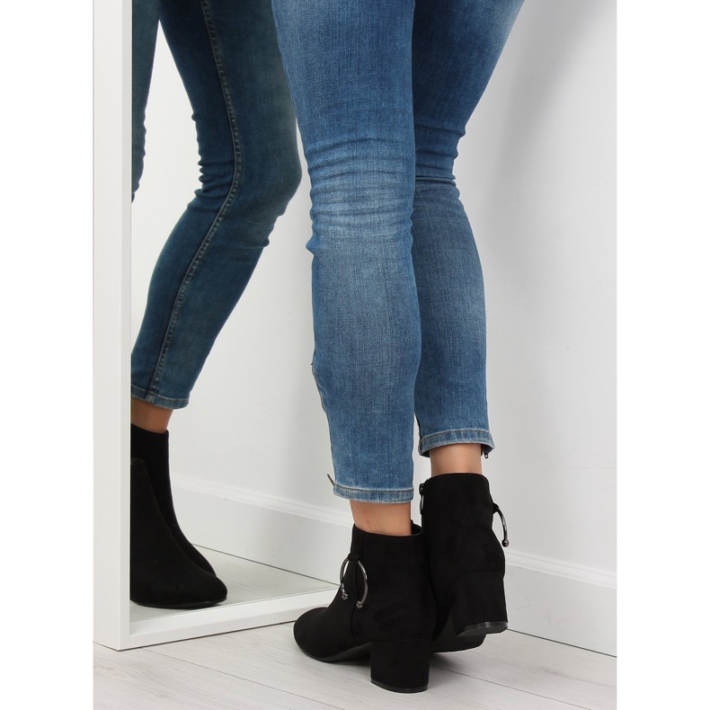 Svart PE192 Svarta höga klackar 1