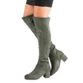 Knäskor från VINCEZA grön 1