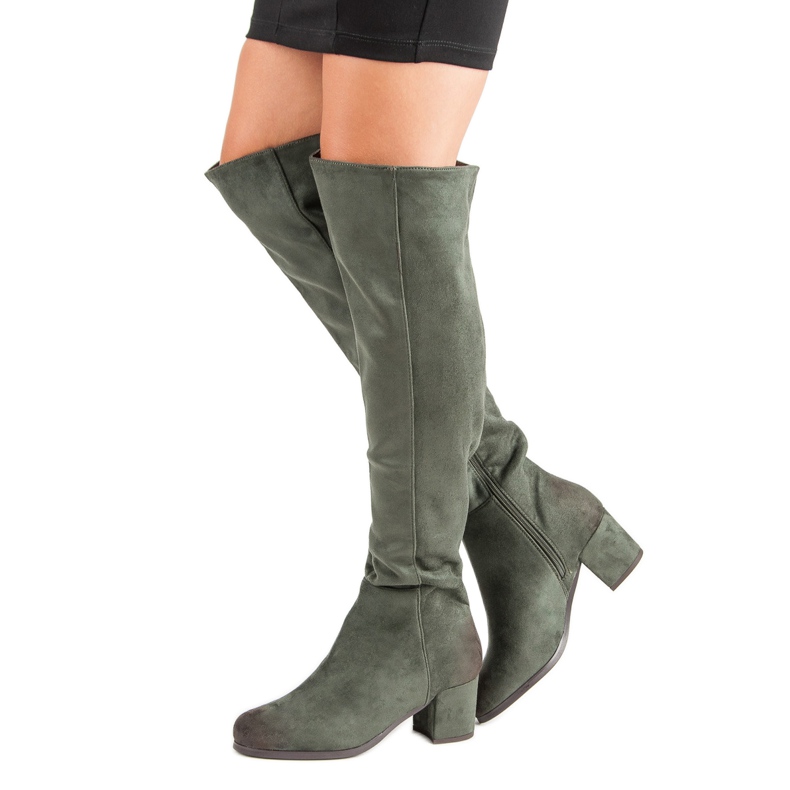 Knäskor från VINCEZA grön 1