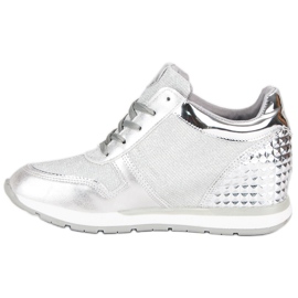 Silver sneakers, sneakers grå 1