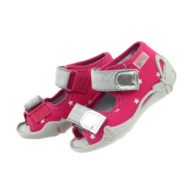 Befado barnskor sandaler tofflor 242p085 grå rosa 5