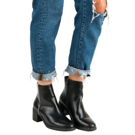 Seastar Klassiska högklackade stövlar svart 1