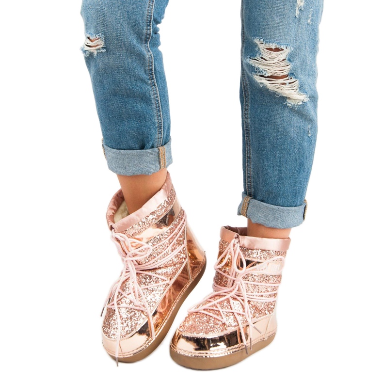 Trendiga rosa snöskor 1