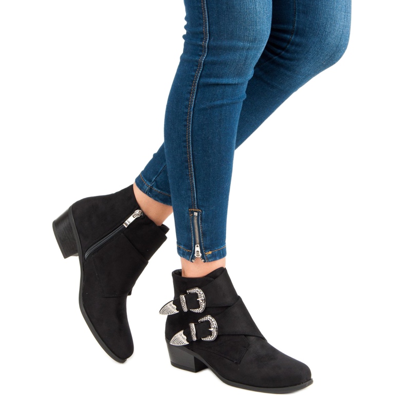 Seastar Casual svart fotled stövlar 2