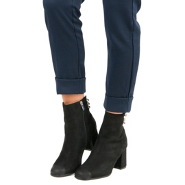 Snygga stövlar på VINCEZA -stolpen svart 1