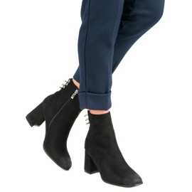 Snygga stövlar på VINCEZA -stolpen svart 2