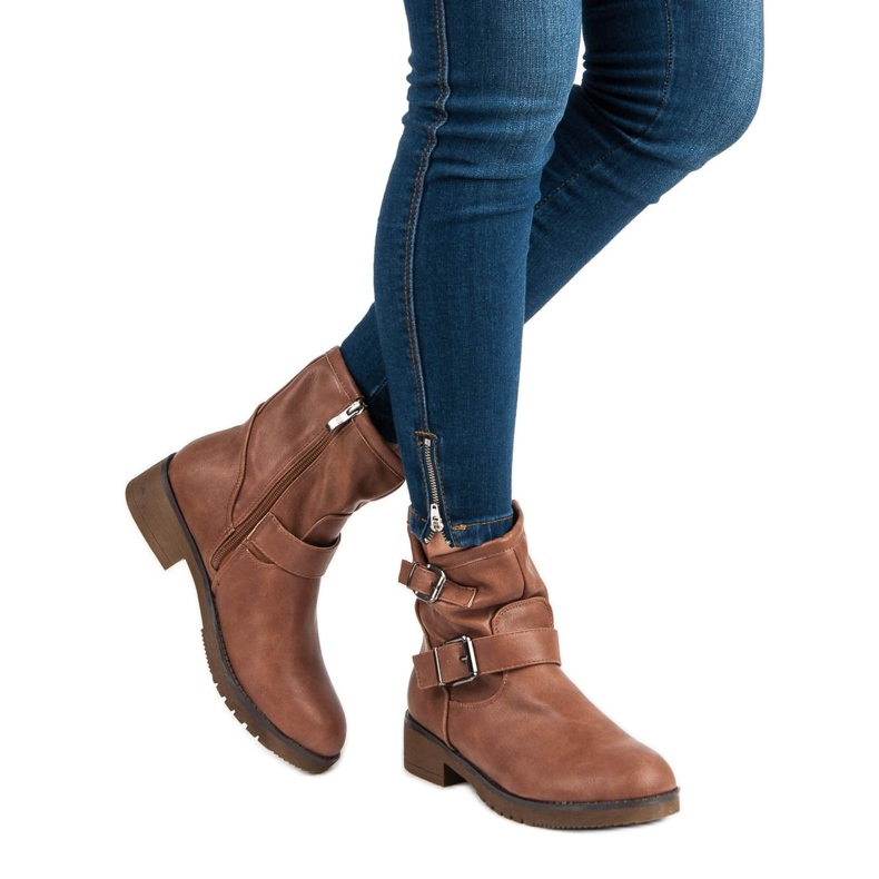 Encor Bruna bikerstövlar 1