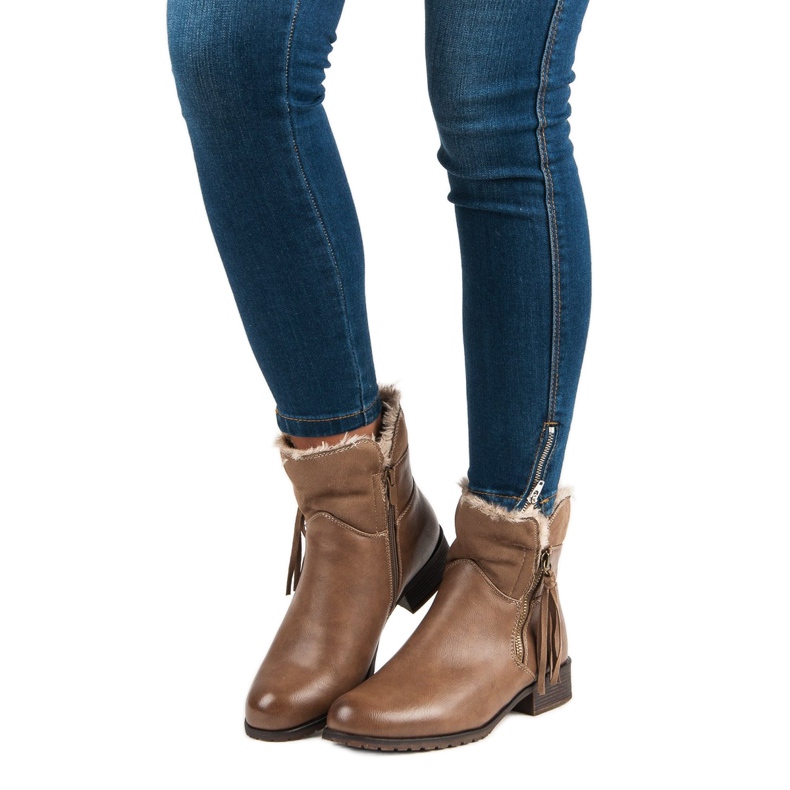 Forever Folie Varma damstövlar brun 1