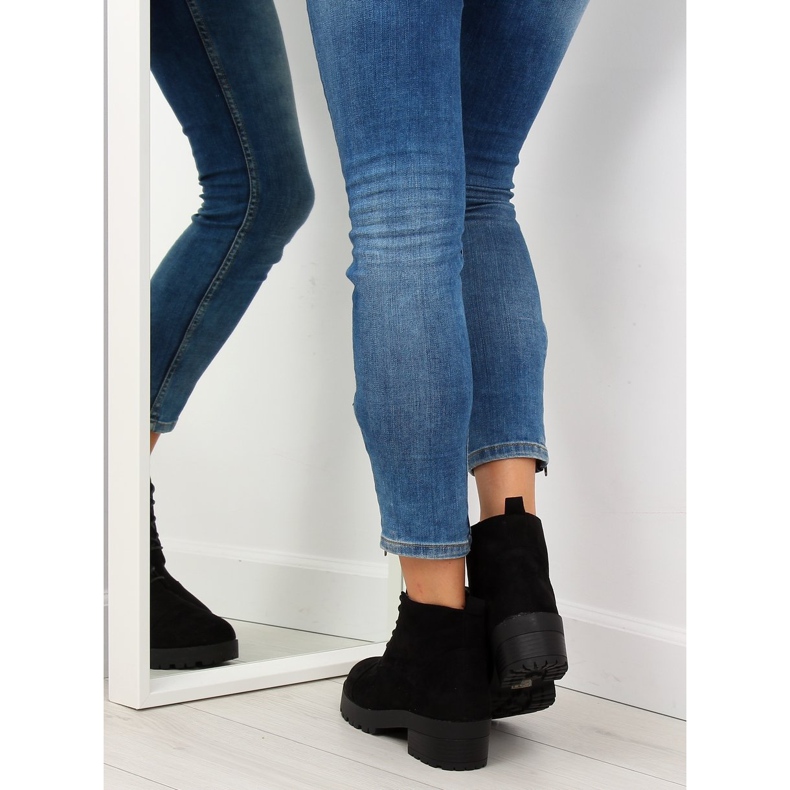 Snörstövlar svart 2017-4 svart 2