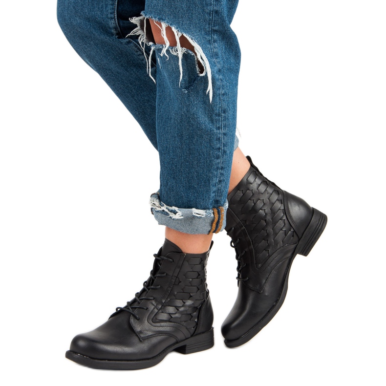 Forever Folie Fritidsbundna ankelboots svart 2