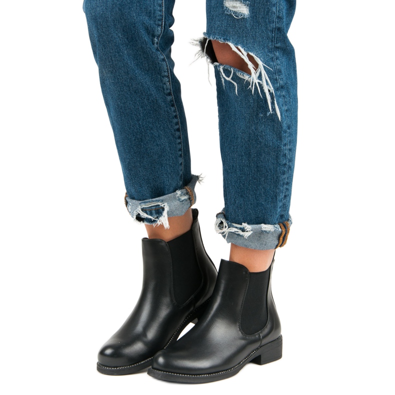 Bestelle Svarta Chelsea stövlar 1