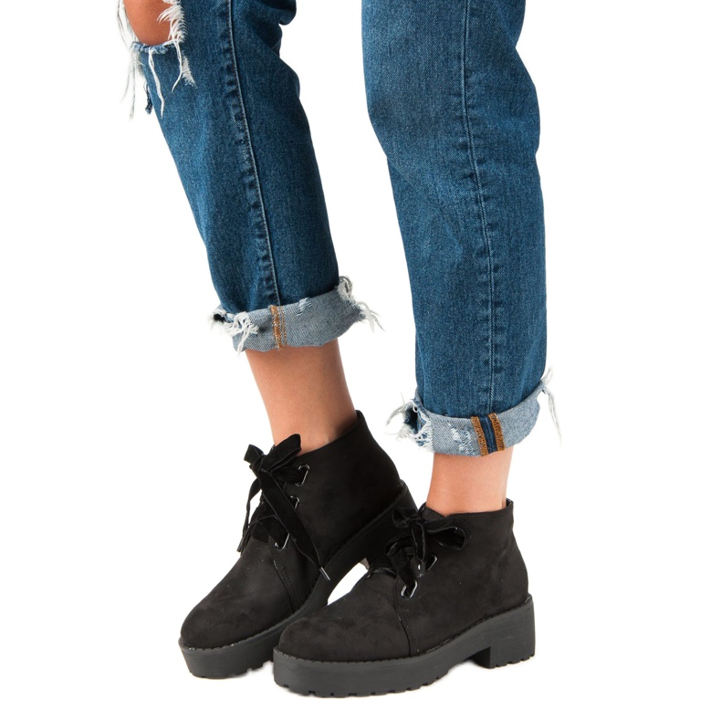 Anesia Paris Mode mocka stövlar svart 1