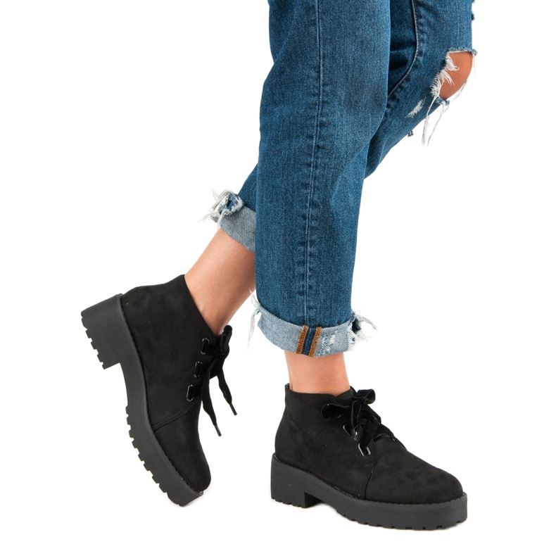 Anesia Paris Mode mocka stövlar svart 2