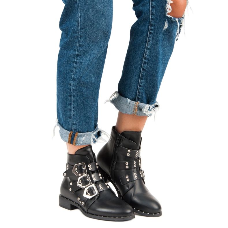 Kayla Rockstövlar svart 1