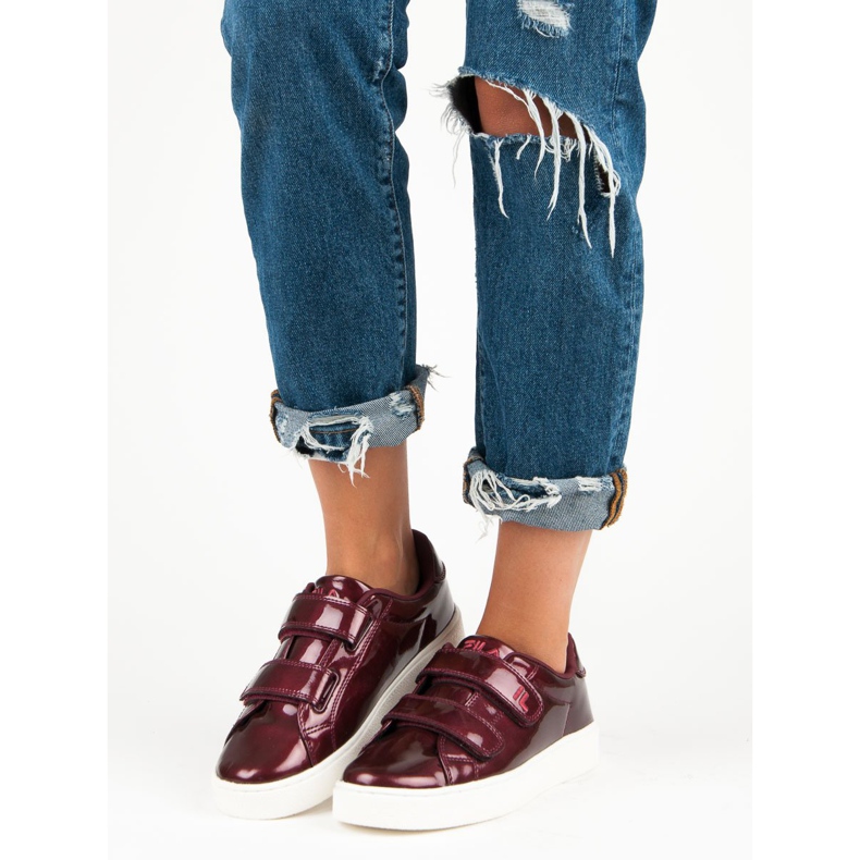 Fila Upstage Velcro Low Wmn röd 1